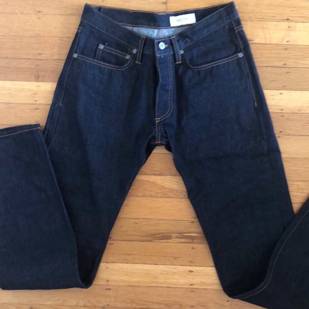 Gustin denim blue jeans